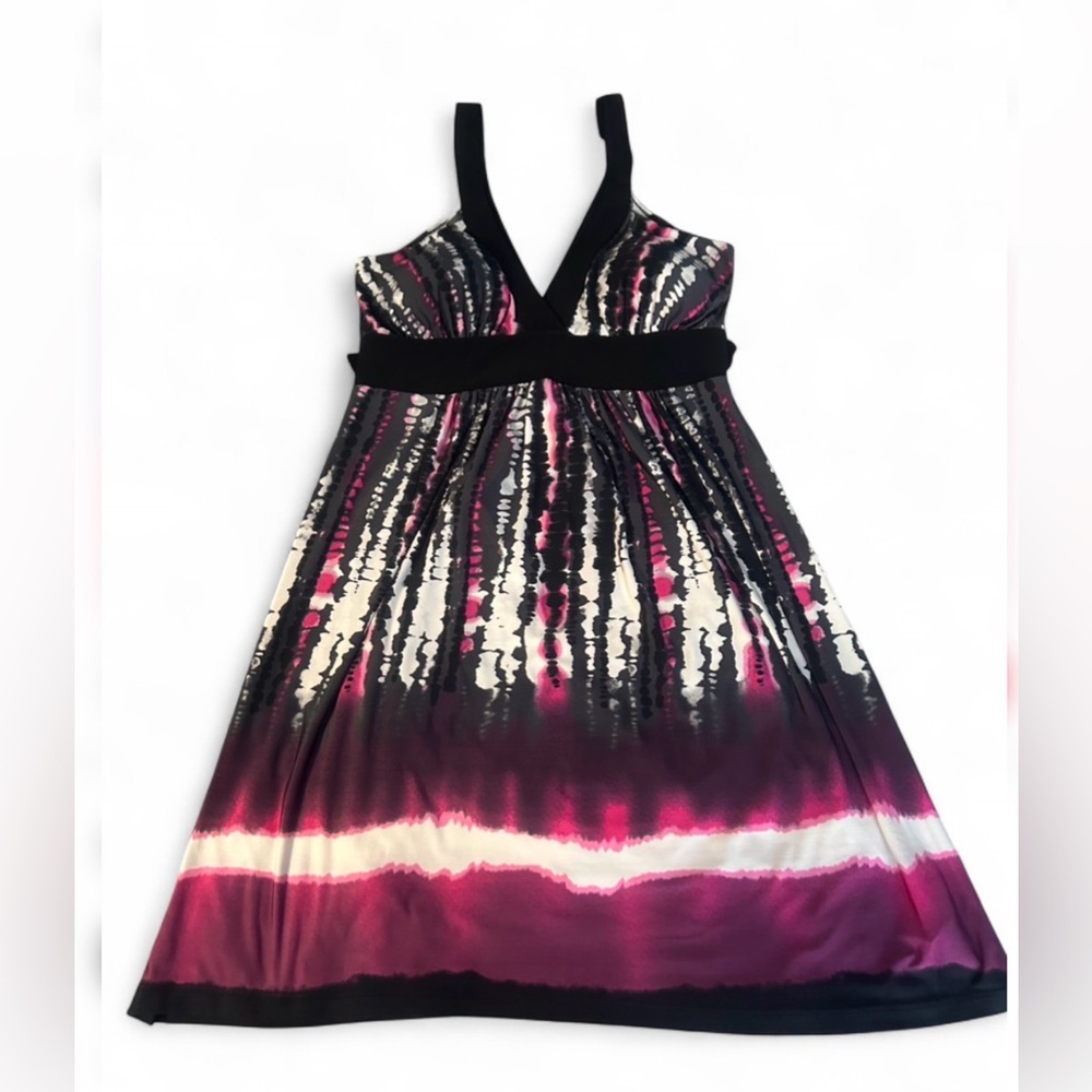 Black and Pink Women's Casual Dress